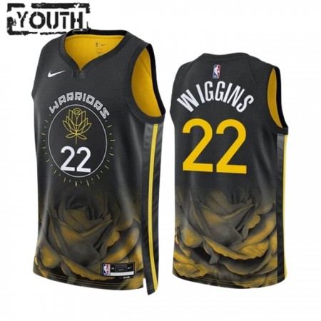 NBA Børn Trøje Golden State Warriors Andrew Wiggins 22 2022-23 Nike City Edition Sort Swingman NBA Børn Trøje Golden State Warriors Andrew Wiggins 22 2022-23 Nike City Edition Sort Swingman